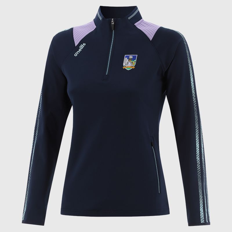 Navy  Limerick GAA Kids' Dynamo Half Zip Top by O'Neills.
