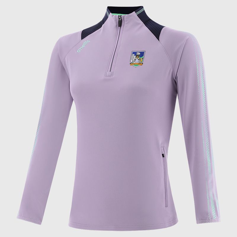 Purple Limerick GAA Women's Dynamo Brushed Half Zip by O’Neills.