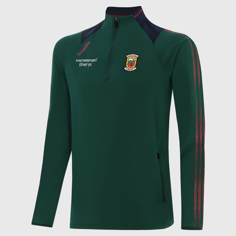 Bottle Mayo GAA Kids' Dynamo Brushed Half Zip by O’Neills.
