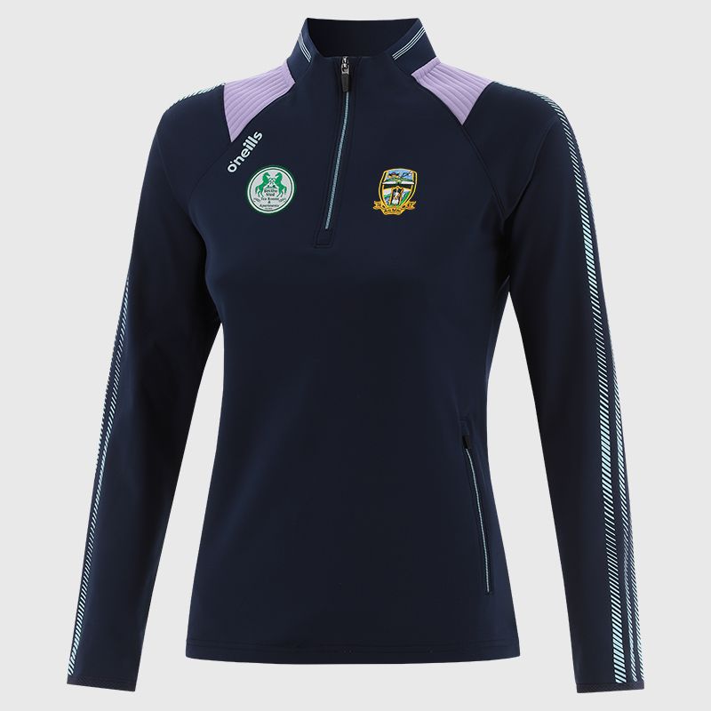 Meath GAA Kids' Dynamo Brushed Half Zip by O'Neills.