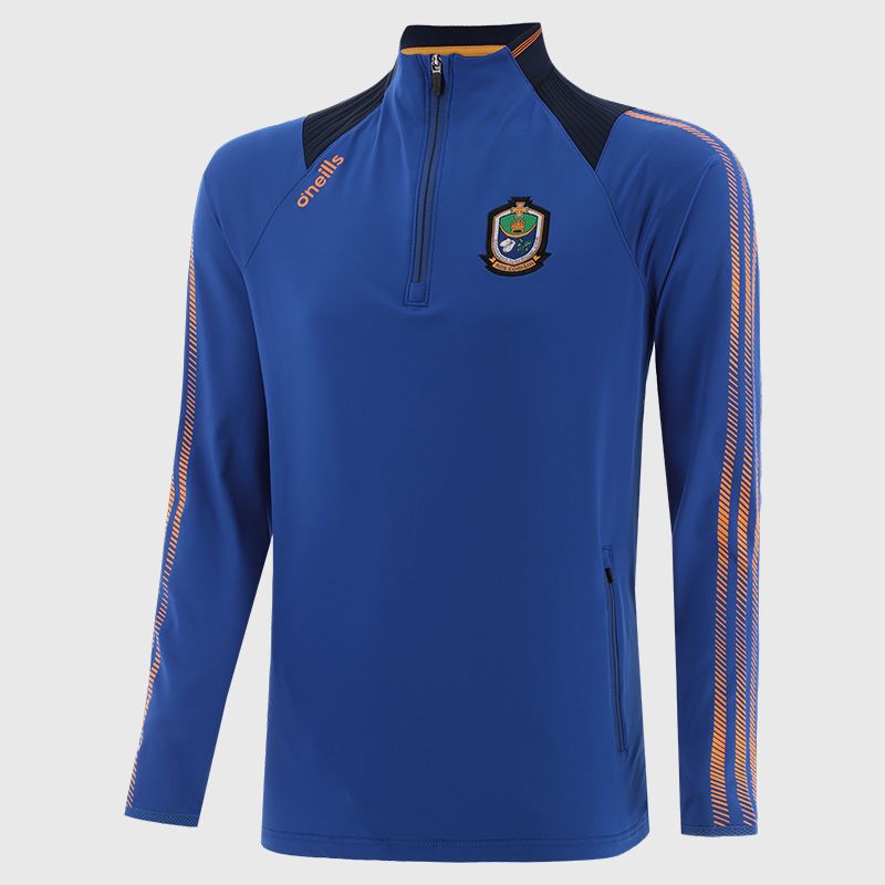Royal Roscommon GAA Kids' Dynamo Brushed Half Zip by O’Neills.