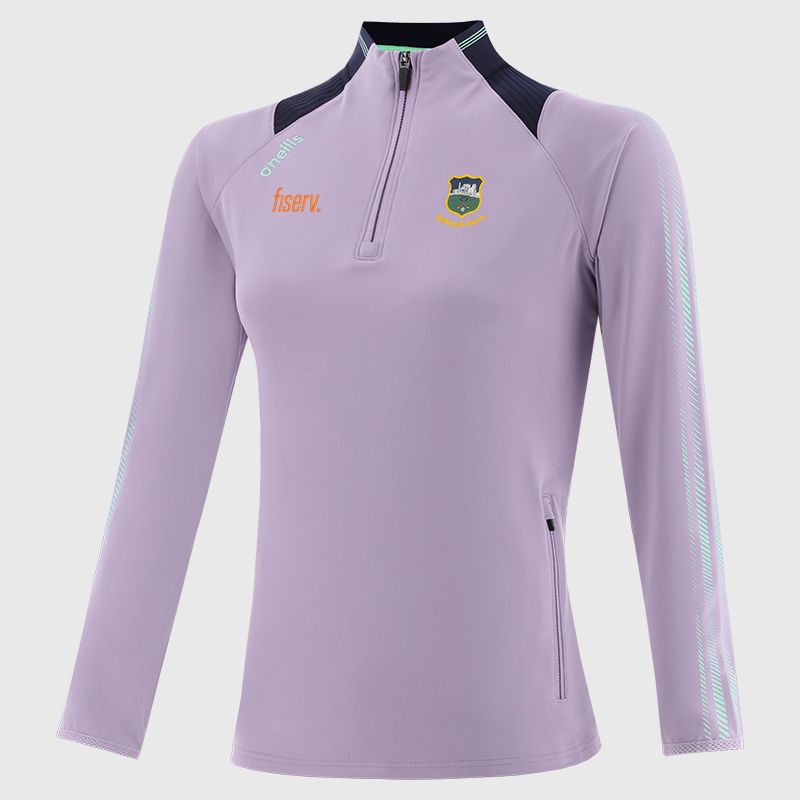 Purple Tipperary GAA Women's Dynamo Brushed Half Zip by O’Neills.