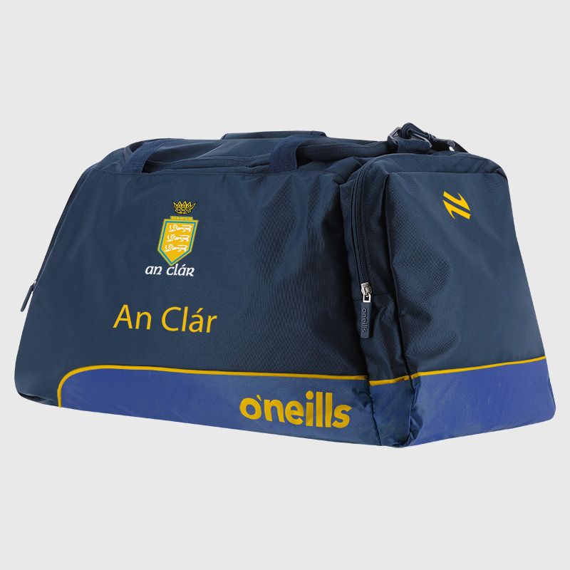O'Neills Clare GAA Dynamo Holdall Bag Marine / Royal / Amber