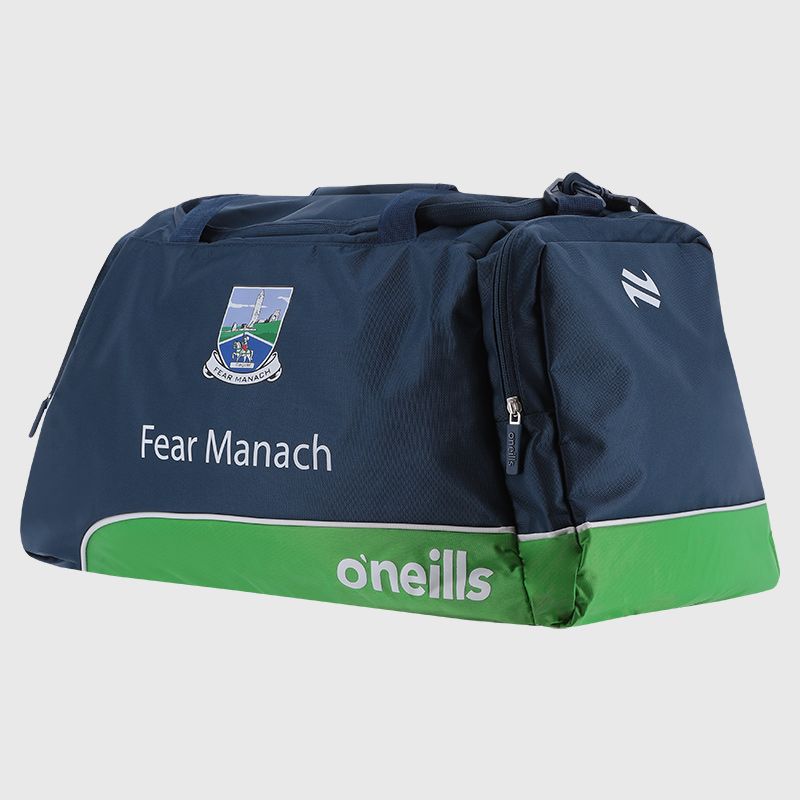 O'Neills Fermanagh GAA Dynamo Holdall Bag Marine / Green / White