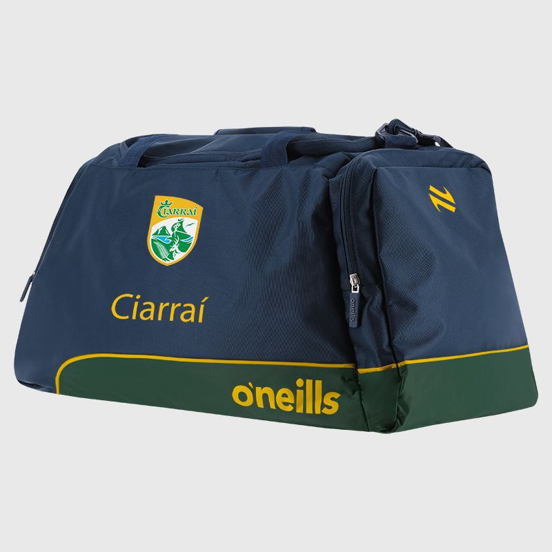 O'Neills Kerry GAA Dynamo Holdall Bag Marine / Bottle / Amber