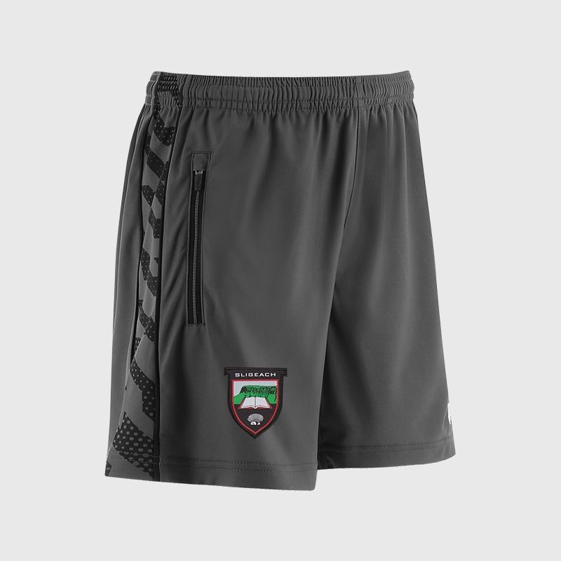 Dark Grey Sligo GAA Kids' Electro Training Shorts From O'Neills