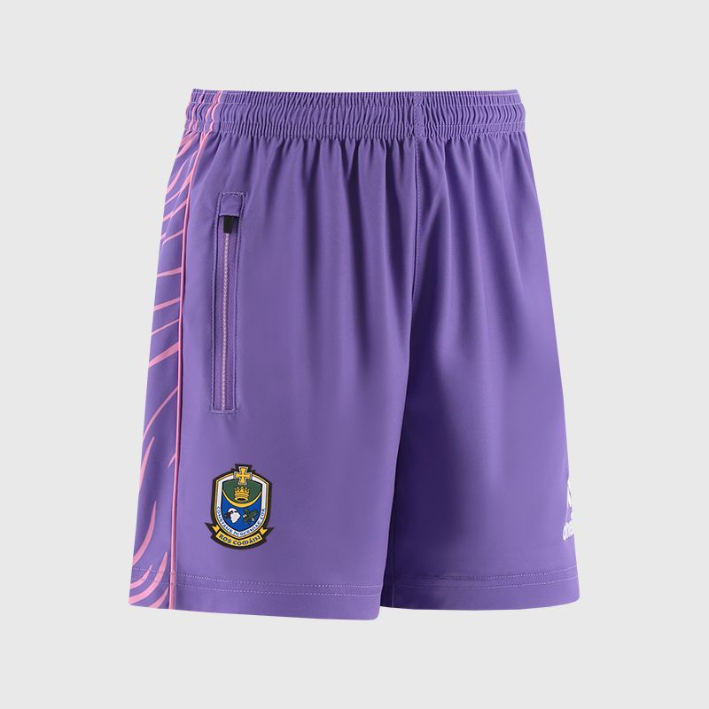 Purple Roscommon GAA Kids' Electro Training Shorts from O’Neills