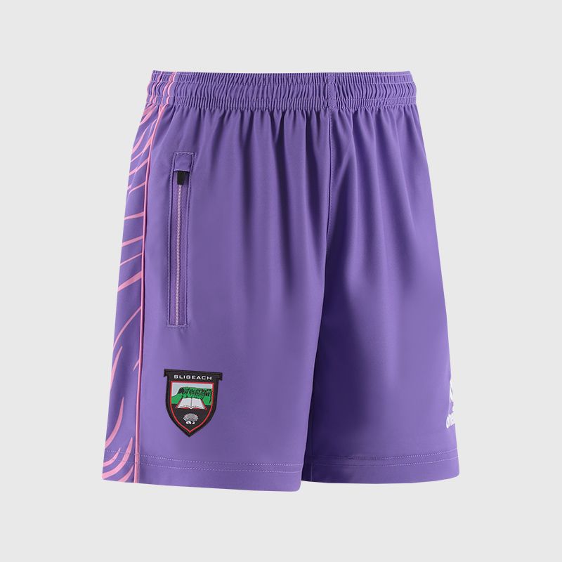 Purple Sligo GAA Kids' Electro Training Shorts from O’Neills