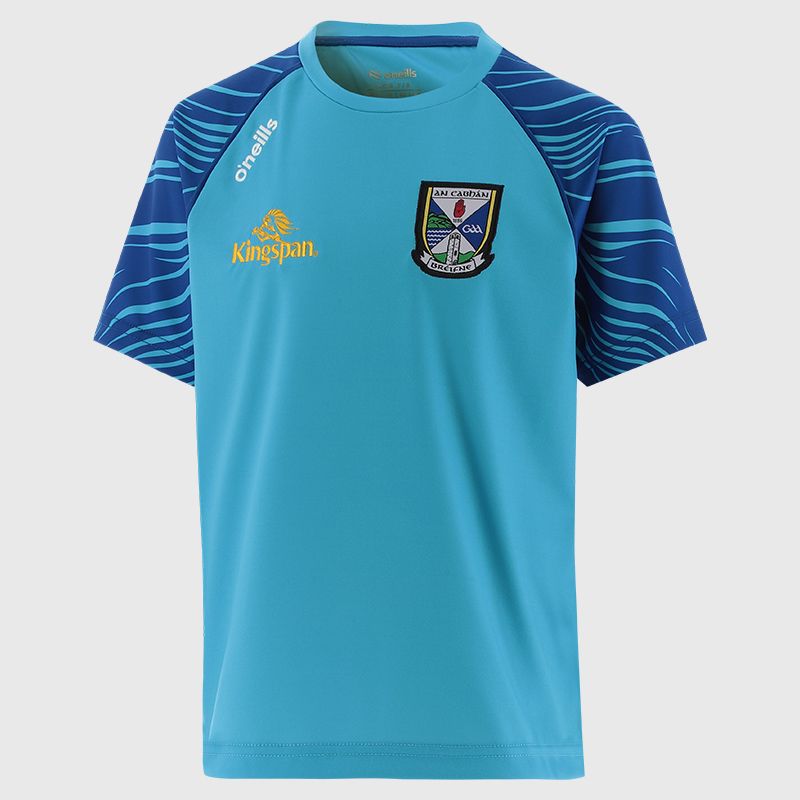 Blue Cavan GAA Kids’ Electro T-Shirt from O’Neills 