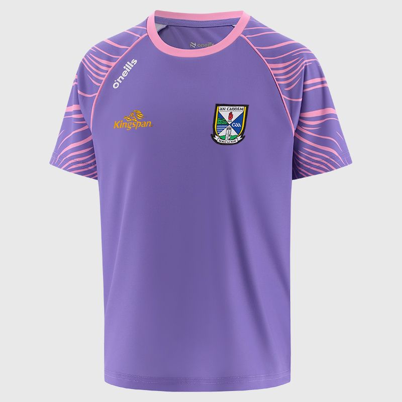 Purple Cavan GAA Kids’ Electro T-Shirt from O’Neills 