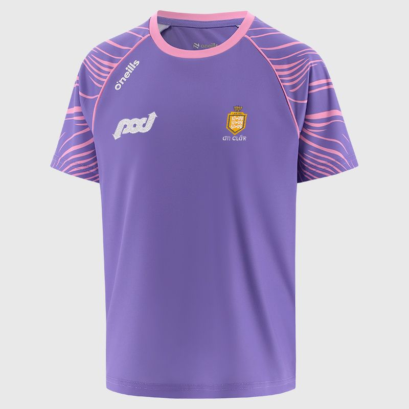 Purple Clare GAA Kids’ Electro T-Shirt from O’Neills 