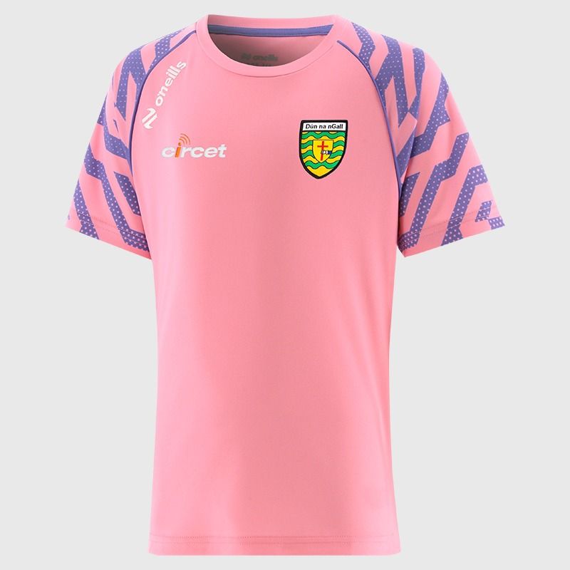 Pink Donegal GAA Kids’ Electro T-Shirt from O’Neills