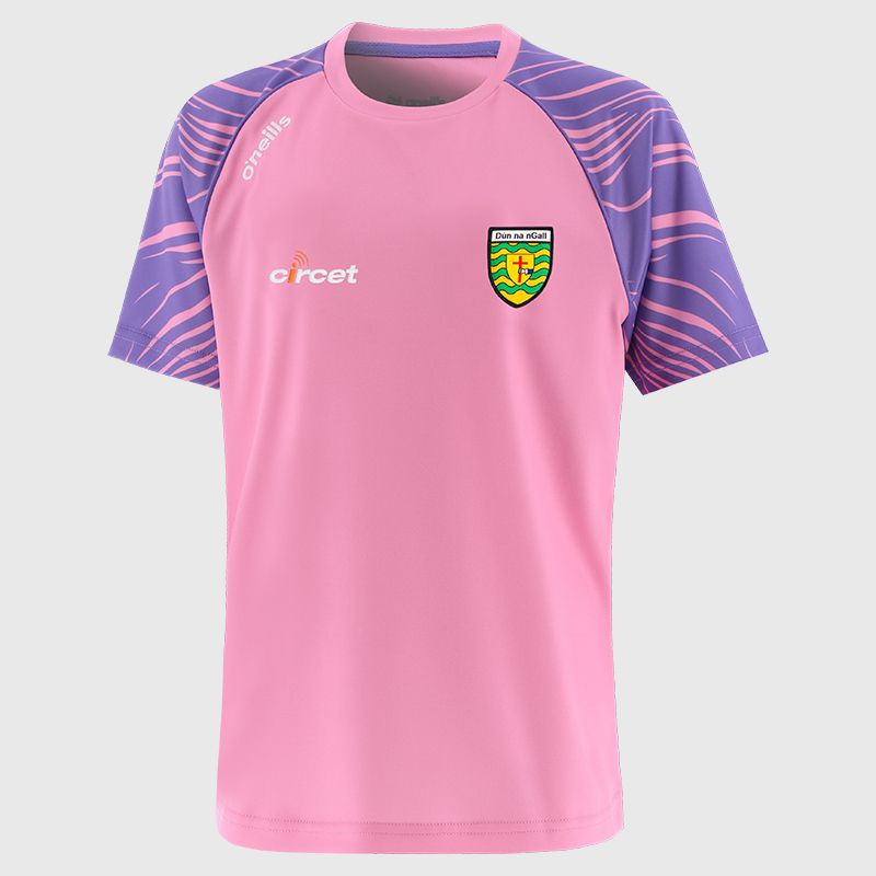 Pink Donegal GAA Kids’ Electro T-Shirt from O’Neills 