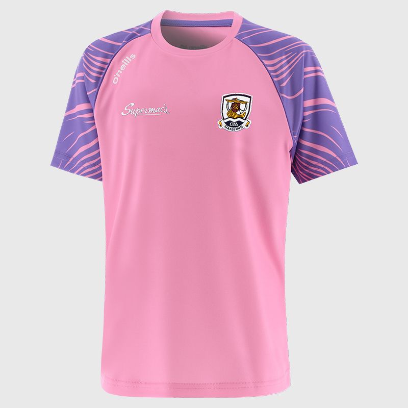 Pink Galway GAA Kids’ Electro T-Shirt from O’Neills 