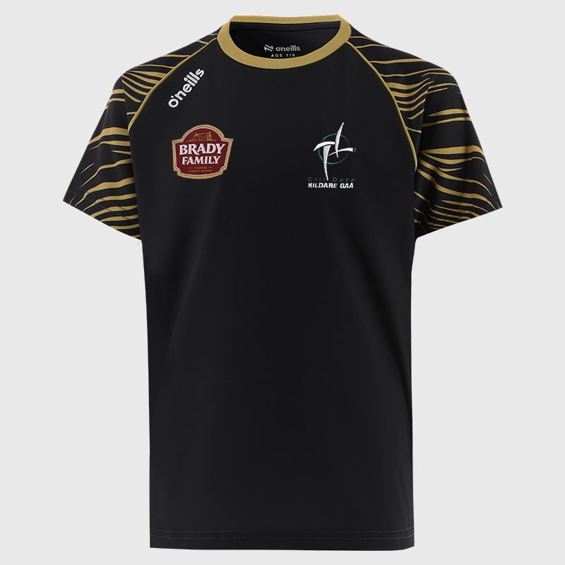 Black Kildare GAA Kids’ Electro T-Shirt from O’Neills 
