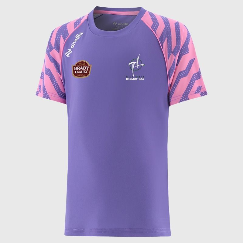 Purple Kildare GAA Kids' Electro T-Shirt from O'Neills