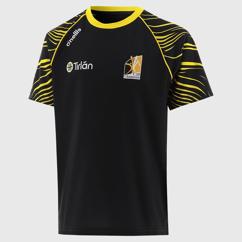 Black Kilkenny GAA Kids’ Electro T-Shirt from O’Neills 
