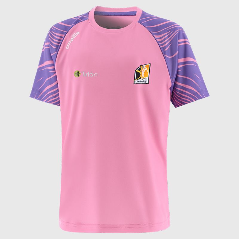 Pink Kilkenny GAA Kids’ Electro T-Shirt from O’Neills 