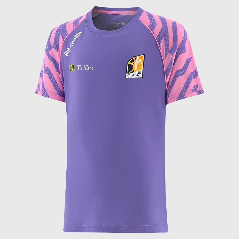 Purple Kilkenny GAA Kids' Electro T-Shirt from O'Neills
