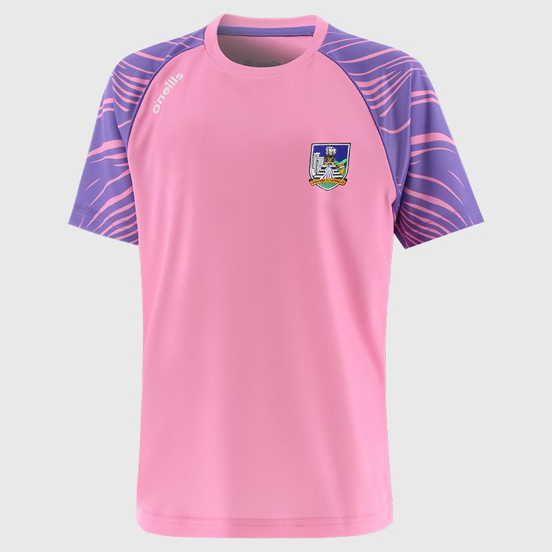 Pink Limerick GAA Kids’ Electro T-Shirt from O’Neills 