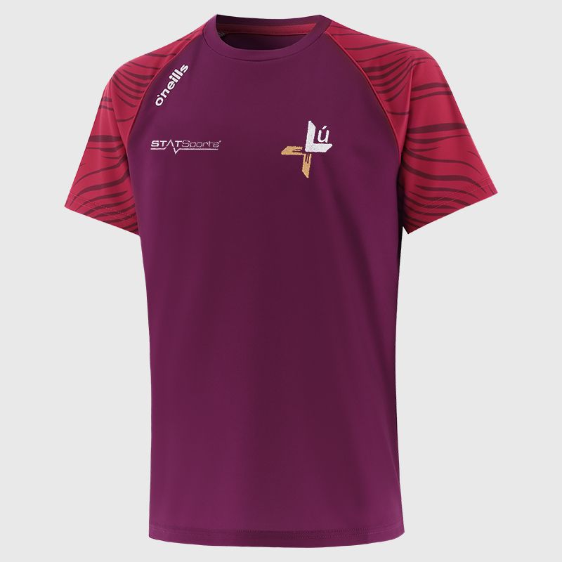 Red Louth GAA Kids' Electro T-Shirt Red from O'Neills