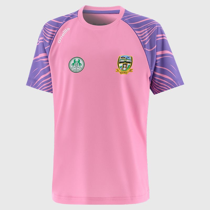 Pink Meath GAA Kids’ Electro T-Shirt from O’Neills 