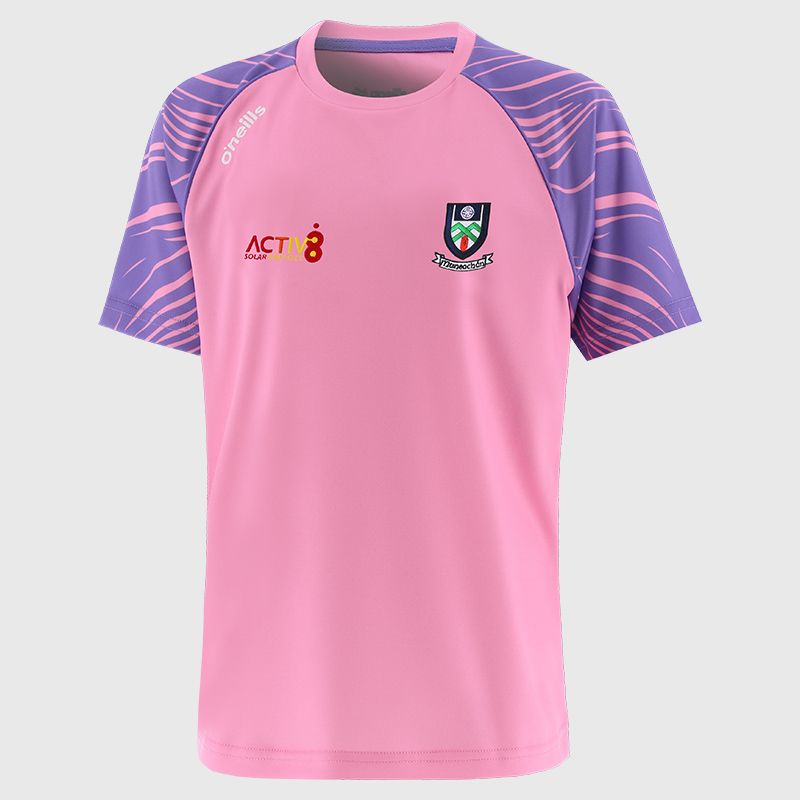 Pink Monaghan GAA Kids’ Electro T-Shirt from O’Neills 
