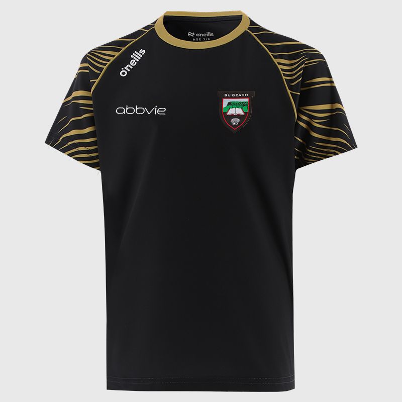 Black Sligo GAA Kids’ Electro T-Shirt from O’Neills 