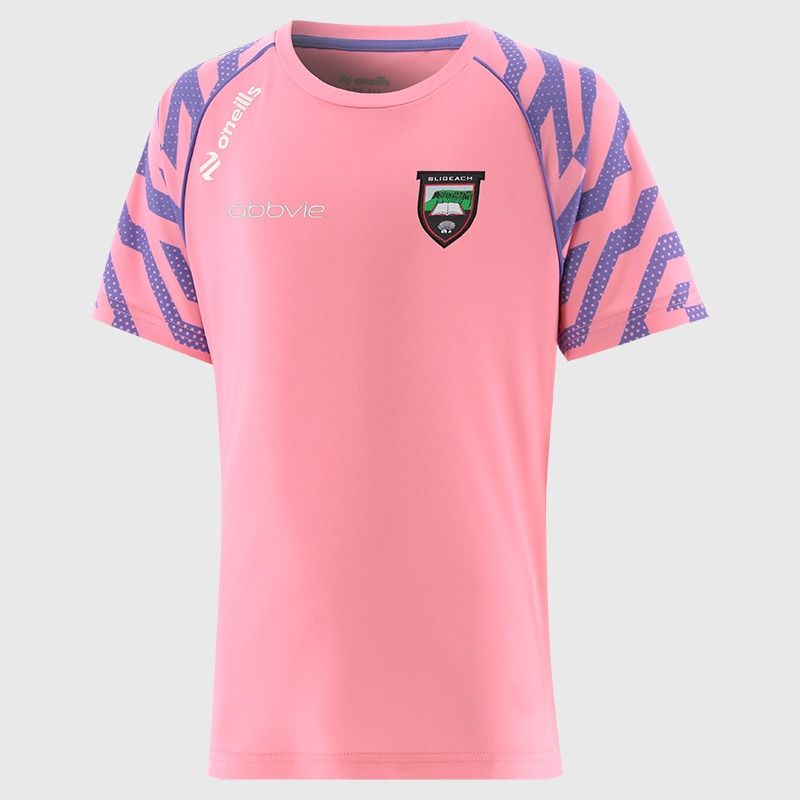 Pink Sligo GAA Kids' Electro T-Shirt from O'Neills