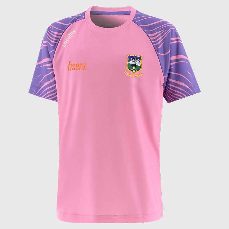 Pink Tipperary GAA Kids’ Electro T-Shirt from O’Neills 