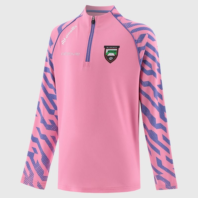 Pink Sligo GAA Kids' Electro Half Zip Top From O'Neills