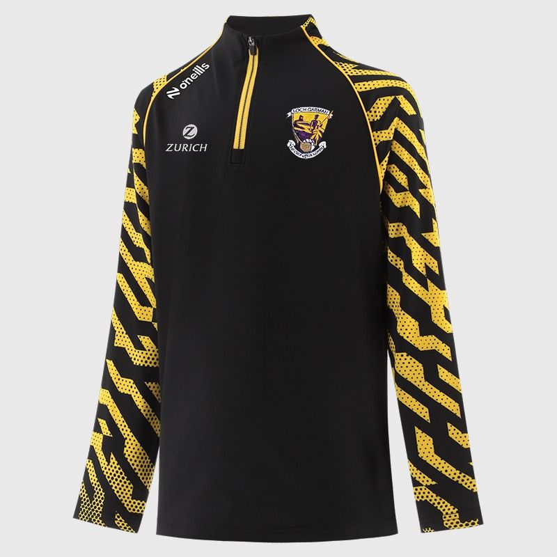 Black Wexford GAA Kids' Electro Half Zip Top from O’Neills