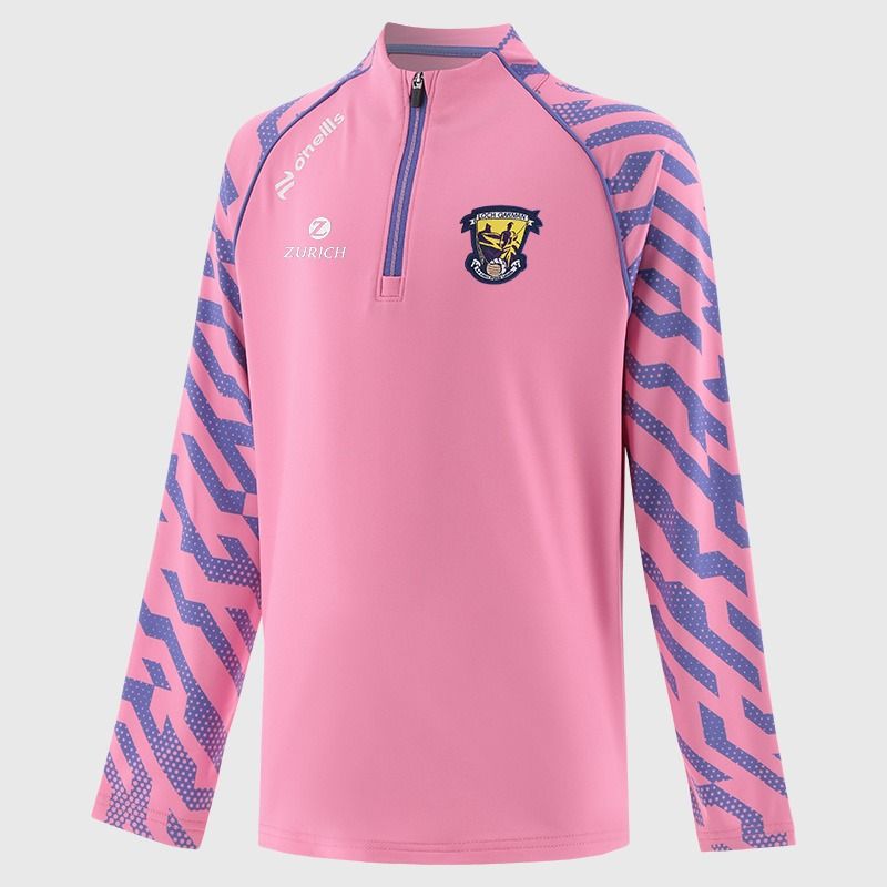Pink Wexford GAA Kids' Electro Half Zip Top From O'Neills