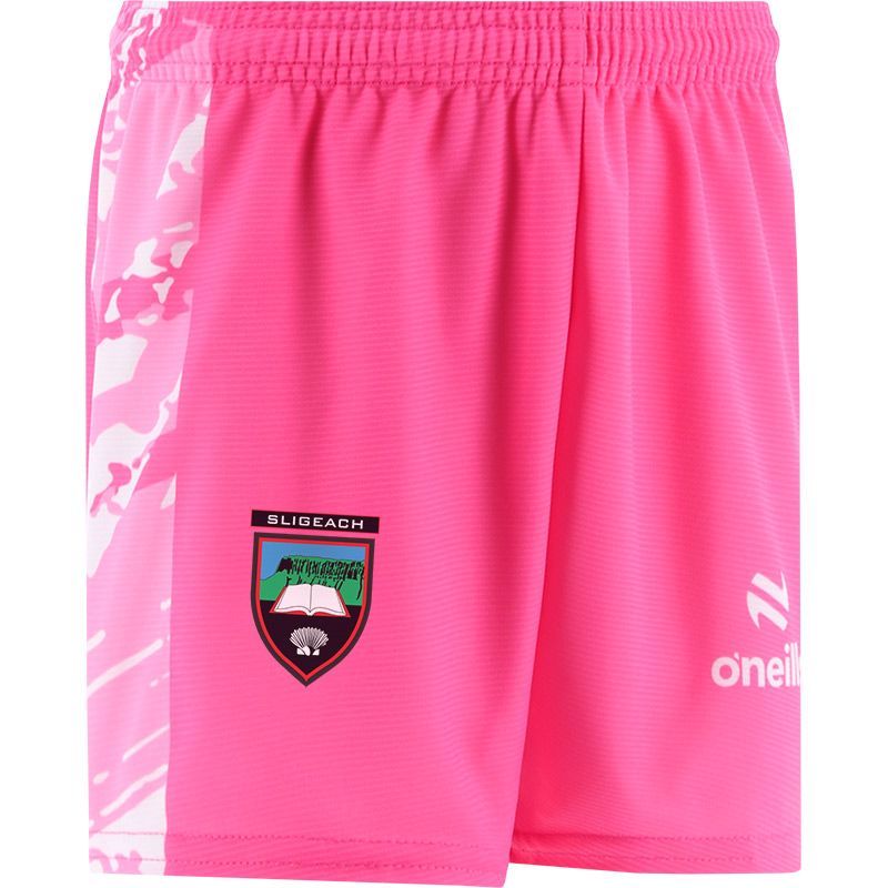 Sligo Pink GAA Kids Electro Training Shorts by O’Neills