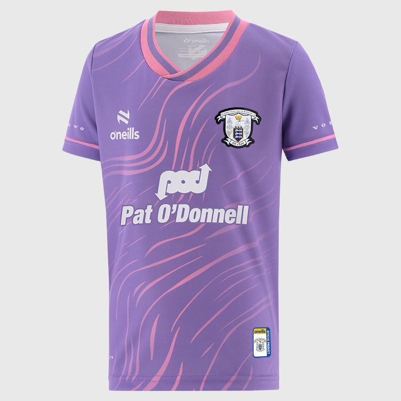 Purple Clare GAA Kids' Electro Training Top from O’Neills 