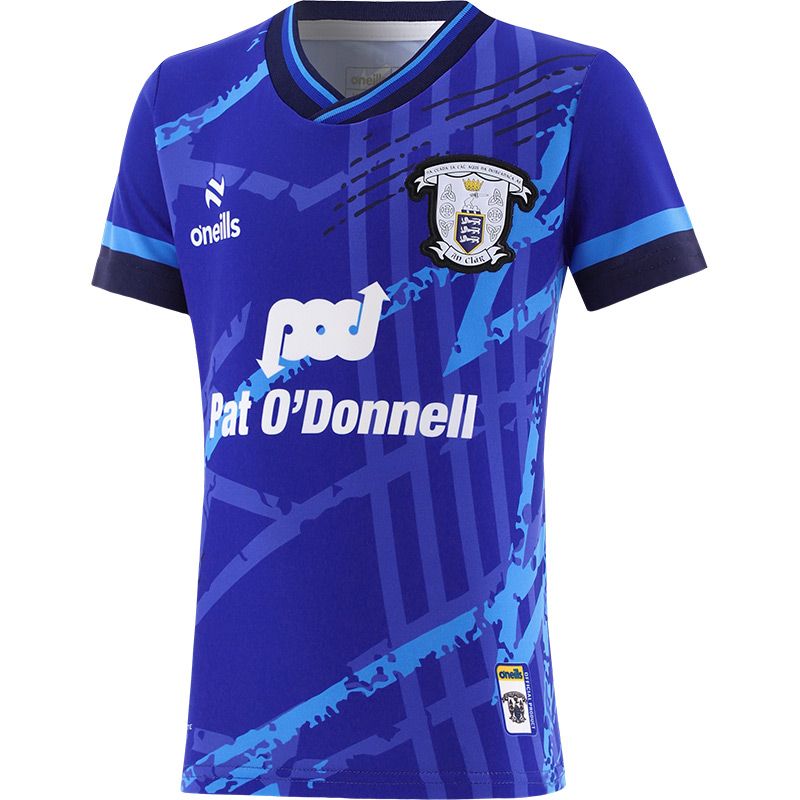 Blue Clare GAA Kids Electro Training Top by O’Neills