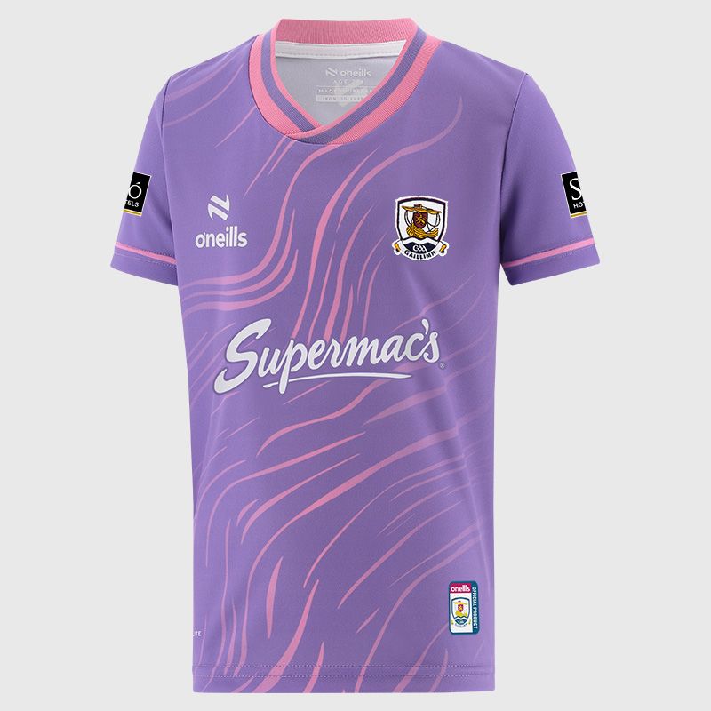 Purple Galway GAA Kids’ Electro Training Top from O’Neills 