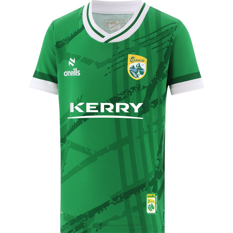 Green Kerry GAA Kids Electro Training Top by O’Neills