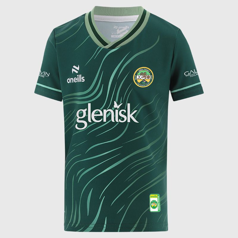 Bottle Offaly GAA Kids’ Electro Training Top from O’Neills 