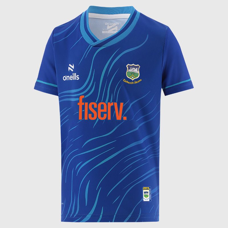 Blue Tipperary GAA Kids’ Electro Training Top from O’Neills 