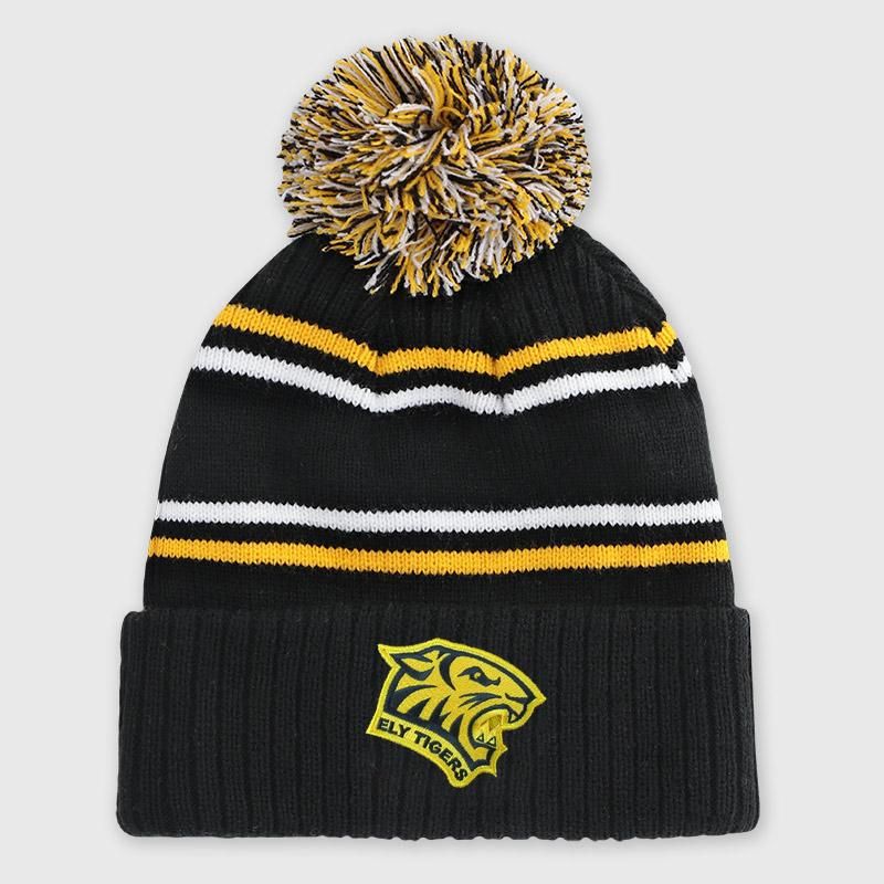 Ely Tigers Kids' Bluestack Bobble Hat