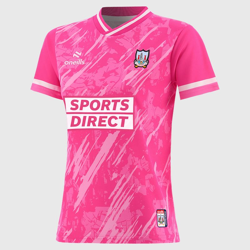 Pink Cork GAA Emerge Training Top by O’Neills.