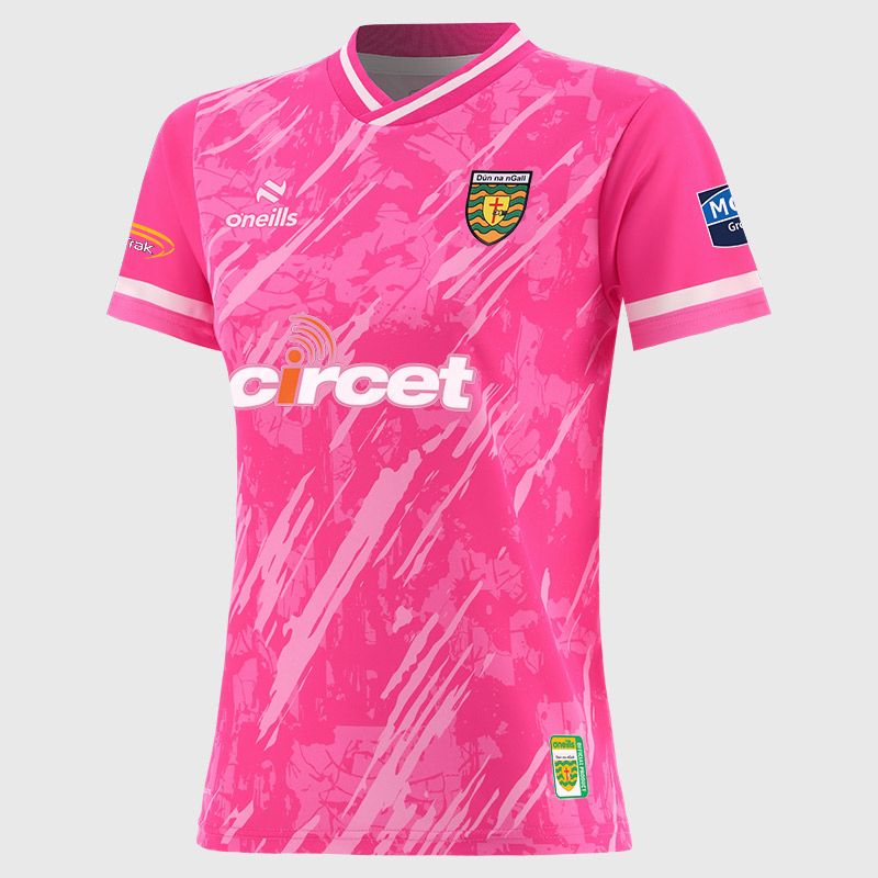 Pink Donegal GAA Emerge Training Top by O’Neills.