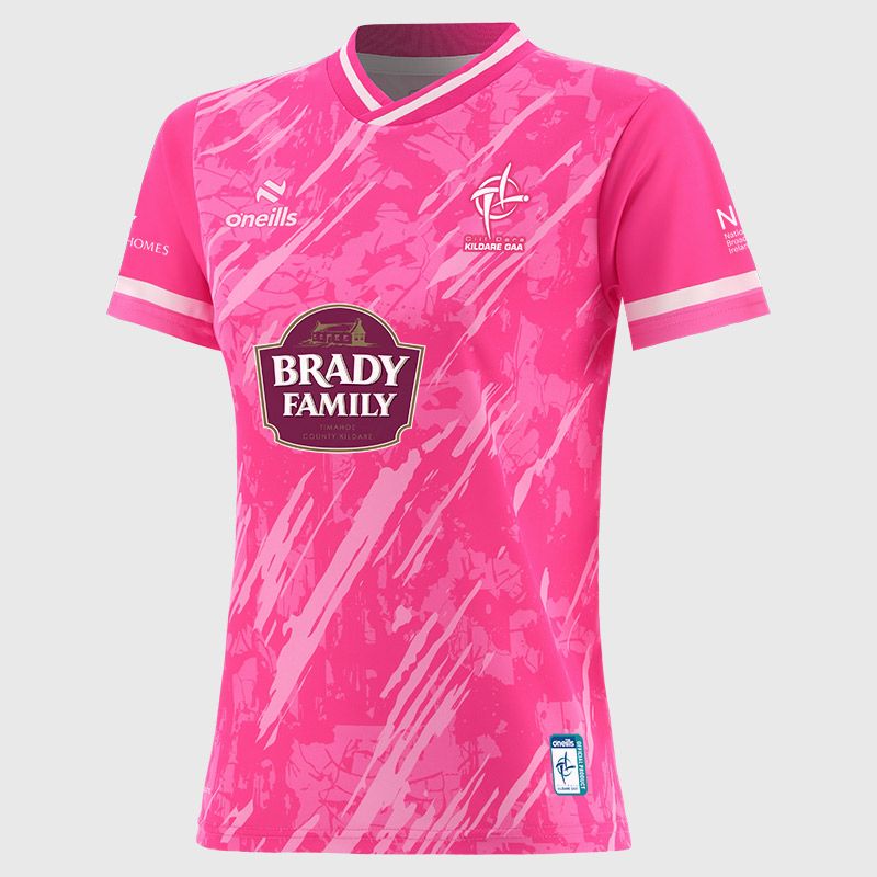 Pink Kildare GAA Emerge Training Top by O’Neills.