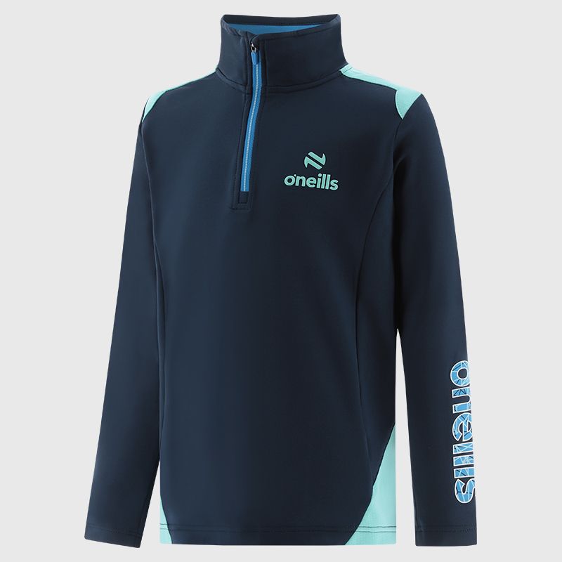 Marine / Green / Blue Kids' Emmet Brushed Half Zip Top from O’Neills 