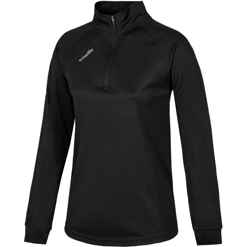 Women's black Esme Midlayer half zip from O'Neills.