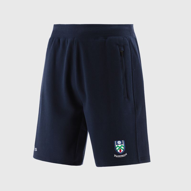 Navy Monaghan GAA Men’s Evolve Fleece Shorts with elasticated waistband and two zip pockets by O’Neills.