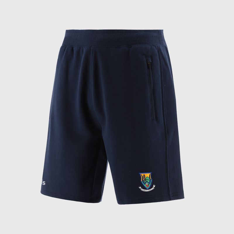 Navy Wicklow GAA Men’s Evolve Fleece Shorts with elasticated waistband and two zip pockets by O’Neills.