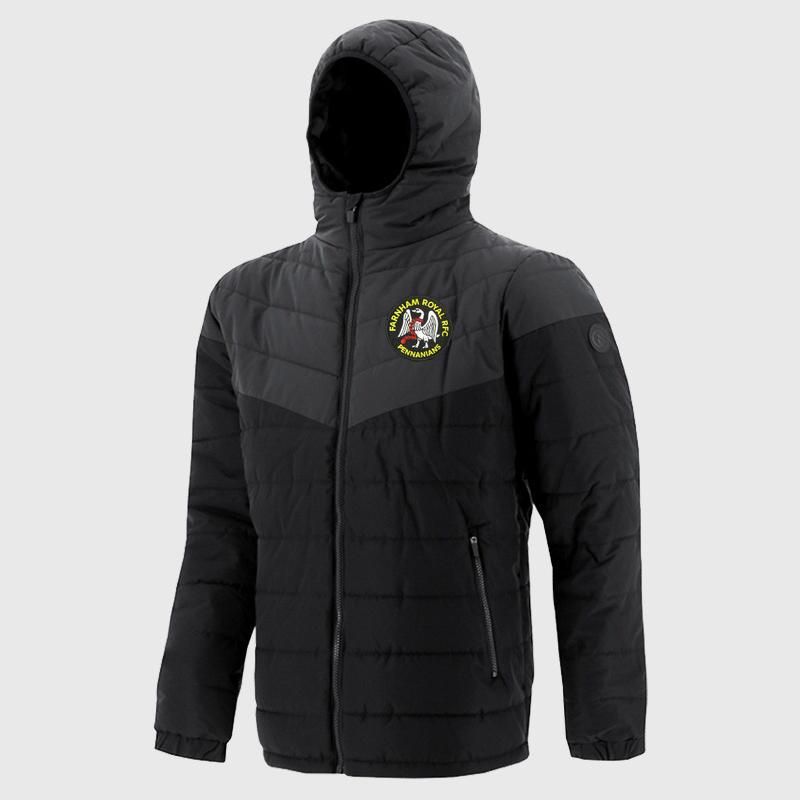 Farnham Royal RFC Kids' Maddox Hooded Padded Jacket 