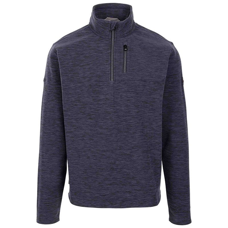 Navy Trespass Men's Farnworth 1/4 Zip Fleece from O'Neills.